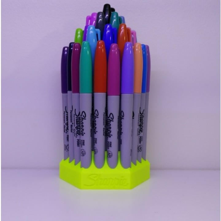 sharpie soporte jardín organizador 3D print model - Mito3D