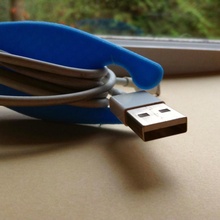 nifty cord clip & garden cool handy wrap cordclip 3d print model - Mito3D