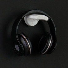 linus tech tips silverstone Wand montiert headphone stand bcj gadgets Elektronik Wettbewerb Kopfhörer design 3d print model - Mito3D