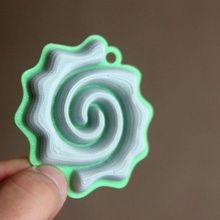 espiral ornamento decoración deco kazán tártaro sindoh 3dwox fixmydeco tarornament 3d print model - Mito3D
