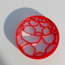 christmas ball & garden christmasball biscuitmold 3d print model - Mito3D