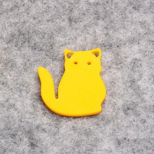 simple cat extruded figure toys & games 3d print model - Mito3D
