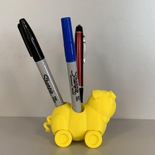 Schweine Räder Schreibtisch Caddie 3d print model - Mito3D