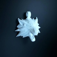 Hexer Geralts Medaille Spiel Franchise Schmuck dekorativ Medaillon Halskette Serie Ventilator Oberfläche 3d print model - Mito3D