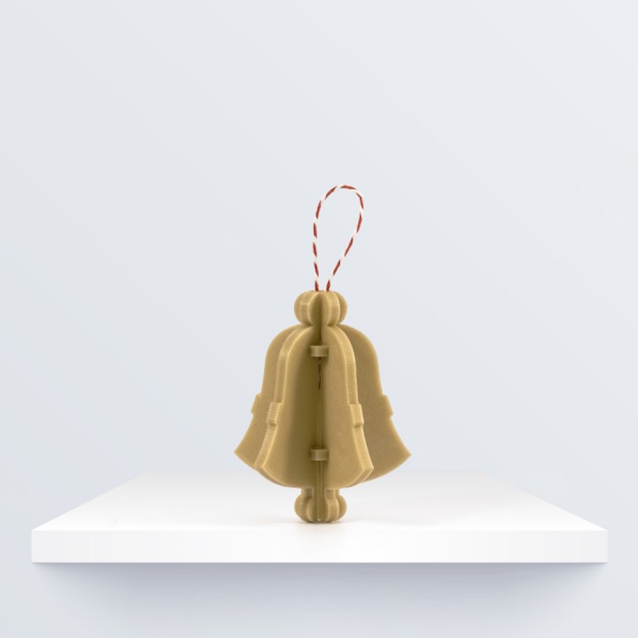 Natale ornamento campana bq navidad decoraci adorno 3D print model - Mito3D