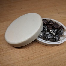 oval zar Kutu rpg masaüstü mıknatıslar dd yol bulucu 3d print model - Mito3D