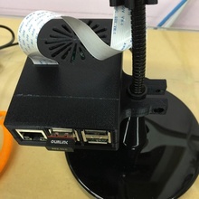 framboesa pi 2b caso bainha ikea jansjo conduziu luminária rpi 3d print model - Mito3D