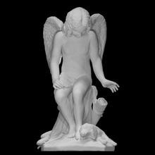 love fidelity scan dog figure human love sculpture statue marble boy death cupid seated grief loyalty fidelity