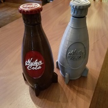 usable nuka cola bottle 169oz props & cosplay prop videogames fallout fanart waterbottle nukacola fitness 3d print model - Mito3D