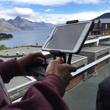 ultimativ dji mavic Profi Funke Tablette Halter Unterstützung Drohne 3d print model - Mito3D