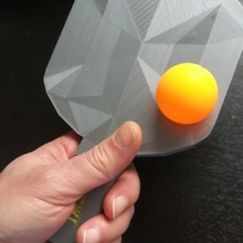 Tabelle Tennis Schläger Klingeln Pong ping pong 3d print model - Mito3D
