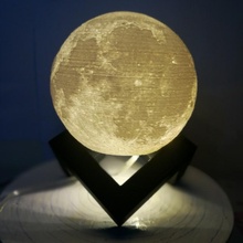 lua luminária ficar pé candelabro 3d print model - Mito3D