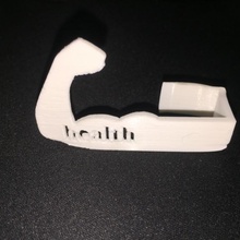 'health' clip 3d print model - Mito3D