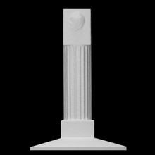 memorial galina starovoytova scan column plate sculpture woman granite relief basrelief assissination 3d print model - Mito3D