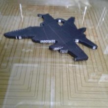 18 super hornet key chain large charm airplane jet plane aviation f18 3d print model - Mito3D