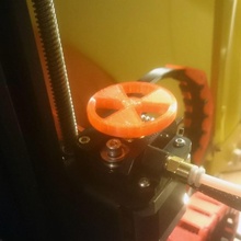 creality ender 3 - nuclear extruder knob ender3 3d print model - Mito3D