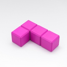 Tetris Kutu Kulp destek konteyner Şirin sıra eğlence oyun ofis depolama vazo dekor 3d print model - Mito3D
