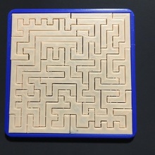 square puzzle 1 toys & games easy fun print-in-place challenging 3d print model - Mito3D