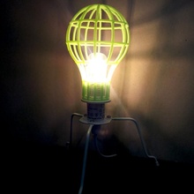 lampadina maglia paralume giardino interni lampada luce illuminazione ikea hack 3d print model - Mito3D