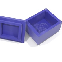 armazenamento caixa tampa quadrado 3d print model - Mito3D