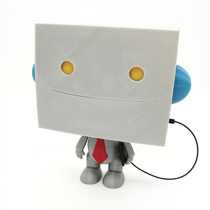 wellbot brinquedos jogos personagem fusion360 mmu 3D print model - Mito3D