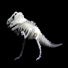 trex rompecabezas juegos juguetes dinosaurio t rex 3d print model - Mito3D