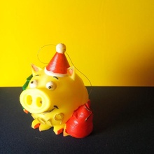 años cerdo bolso regalos jardín año 3d print model - Mito3D