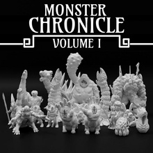 Monster Chronik Volumen Tischplatte Drachen Dungeons Fantasie Miniaturen Rollenspiel Kriegshammer Brettspiele 28mm dnd Pfadfinder 32mm Frostgrave mordheim 5e 3d print model - Mito3D