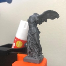 prusa i3 mk3 topper - winged victory louvre scantheworld 3d print model - Mito3D