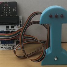 touch lamp housing makerbit project education micro bit 3d print model - Mito3D