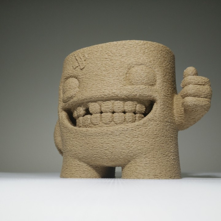 super meat boy cup toys & games 3D print model - Mito3D