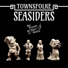 townsfolke seasiders tabletop dragons dungeons fantasy gaming miniatures rpg wargaming warhammer boardgames roleplaying cthulhu lovecraft 28mm dnd pathfinder 32mm frostgrave mordheim 3d print model - Mito3D