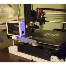 Wanhao i3 y bed gopro binmek gadget'lar elektronik zaman atlaması monoprice koza 3d print model - Mito3D