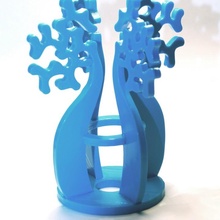 dekoratif vazo Selfcad dekorasyon iç mekan 3d print model - Mito3D