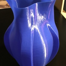 offset vase & garden flower beautiful autodesk fusion360 flowery mode spiralize outer countor 3d print model - Mito3D