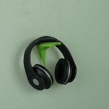 pulito moderno parete headphone stand gadgets elettronica concorso linus tech consigli cuffie design 3d print model - Mito3D
