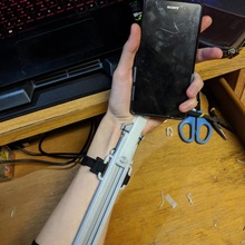 instant phone gadgets & electronics accessory prop blade hidden arm useless dumb fabulous 3d print model - Mito3D