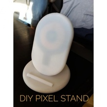 pixel stand qi charger gadgets & electronics pixel3 3d print model - Mito3D