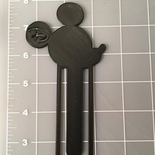 Mickey ratón marcador jardín libro disney marca 3d print model - Mito3D
