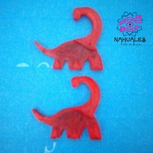 brontolovesaurius rompecabezas dinosaurio amor sencillo Pareja San Valentin 3d print model - Mito3D