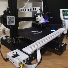 ultimate sturdy octoprint pi camera mount - ender 3 stewpercharged octopi creality cam 3d print model - Mito3D
