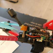 dronist fpv gear mofo frame - tbs sma mount 45 degree 3d print model - Mito3D