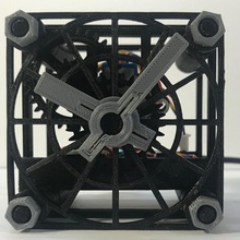 Facile arduino 3d imprimé l'horloge nano 3dprinted pla 3dprint heure minute moteur steppermotor28byj 485vdc 3d print model - Mito3D