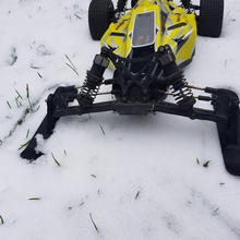 rc voiture skis hiver neige mods Reely 3d print model - Mito3D