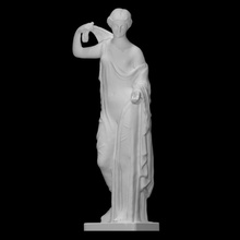 Afrodita louvre naples tipo escanear antiguo hembra figura diosa amor mujer pie adivinar pañería 3d print model - Mito3D