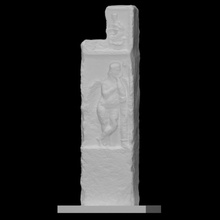 funéraire stèle gaius ficus analyse monument soulagement 3d print model - Mito3D