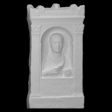 funerario stele scansione memoria sollievo 3d print model - Mito3D