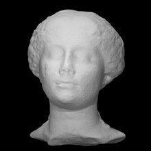 head girl bust mythology roman sculpture statue marble emperor 3dprint imperial 3dscan princess daughter carved 3d print model - Mito3D