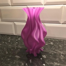 flame vase pot wavy 3d print model - Mito3D