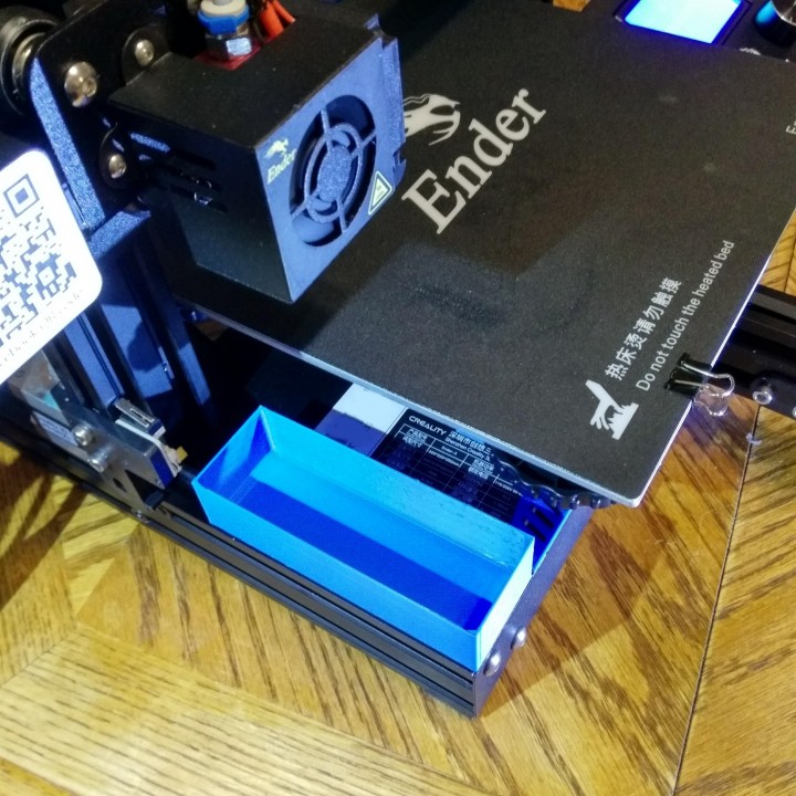 ce3 gauche poubelle 2040 créalité ender 3 2040extrusion 3D print model - Mito3D